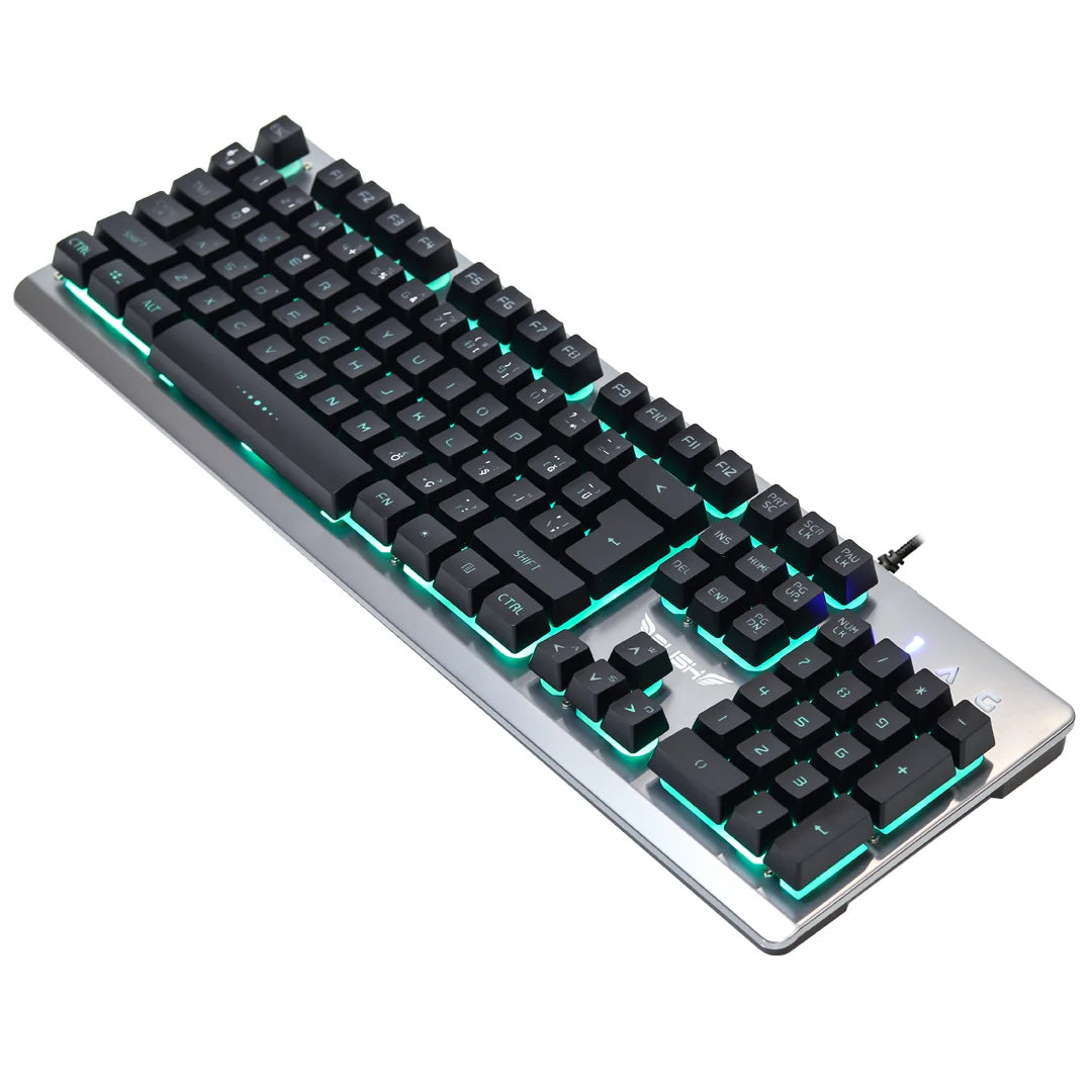 Rush Donzel Sese Duyarlı RGB Mekanik Hisli Gamer Oyuncu Klavyesi