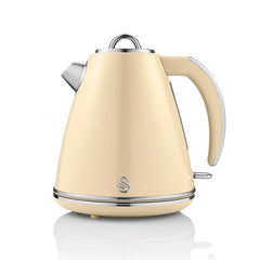 Swan Retro Jug Elektrikli Su Isıtıcısı Kettle 1.5 Litre 3000 w Krem