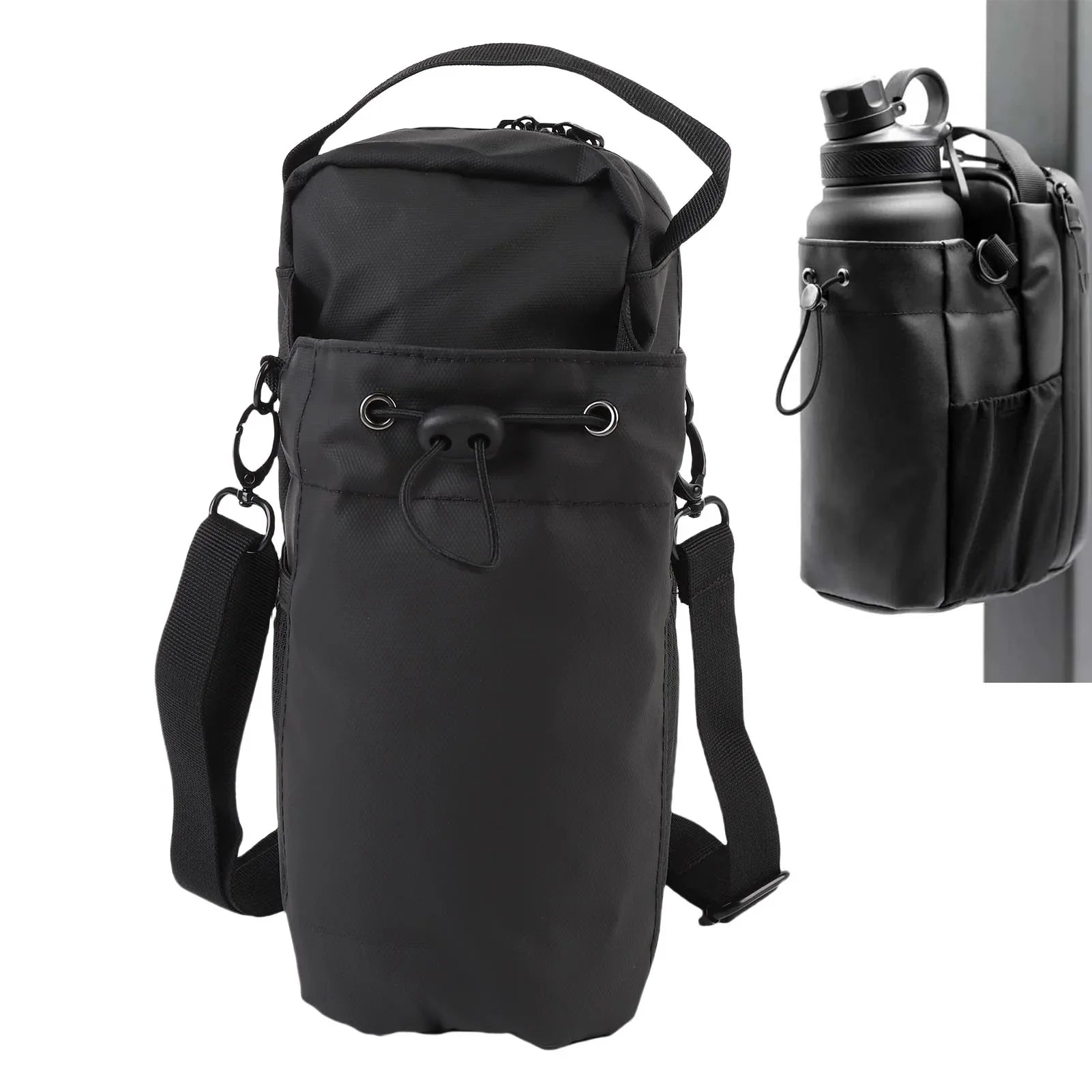 Askılı Manyetik Üç Mıknatıslı Fitness Seyahat Çantası Siyah