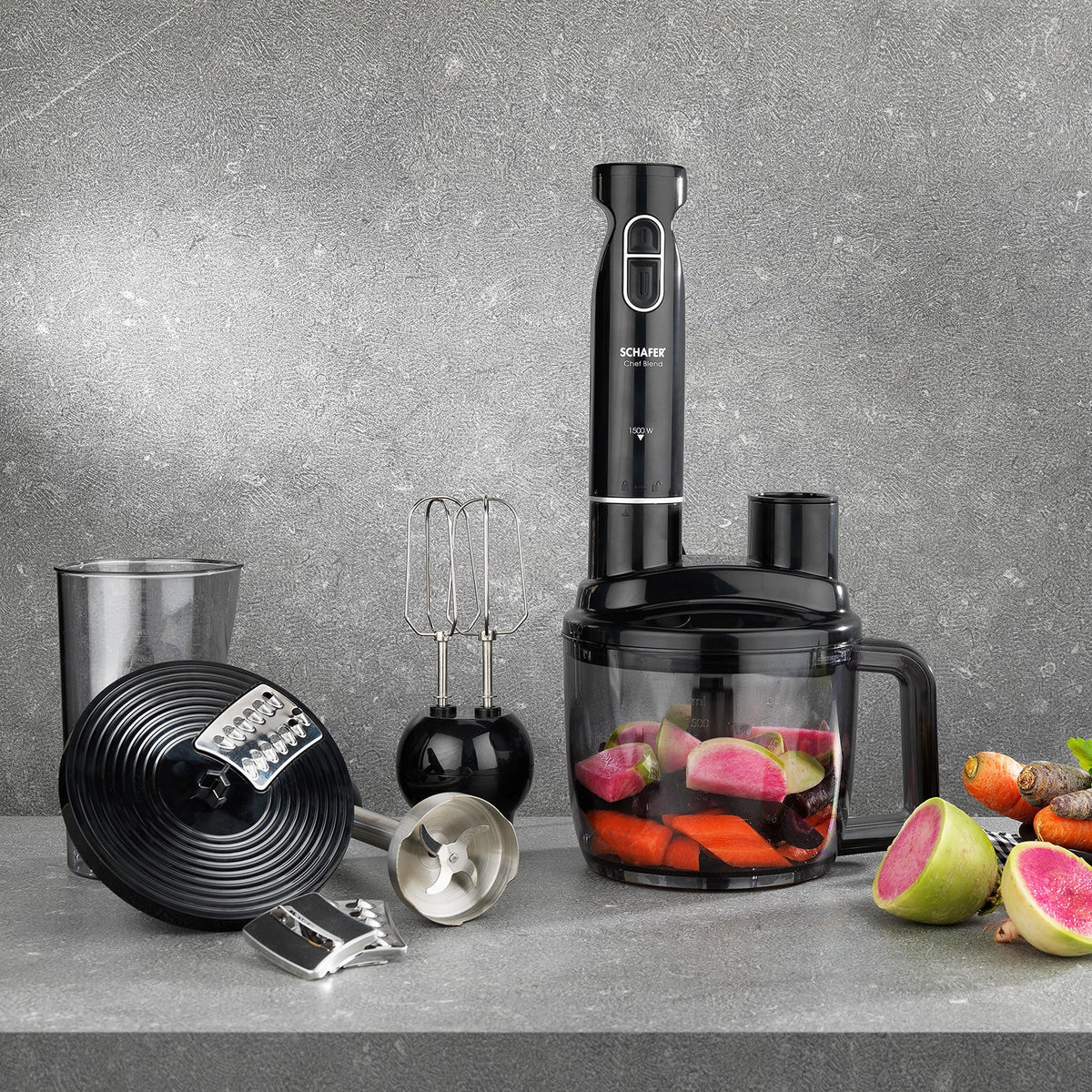 Schafer Chef Blend Mega Blender Set Siyah