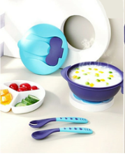 Almira Bebek Yemek Seti Mavi