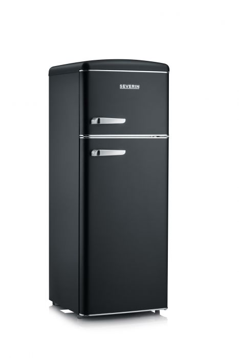 Severin Retro 206 Lt Çift Kapılı Buzdolabı Siyah