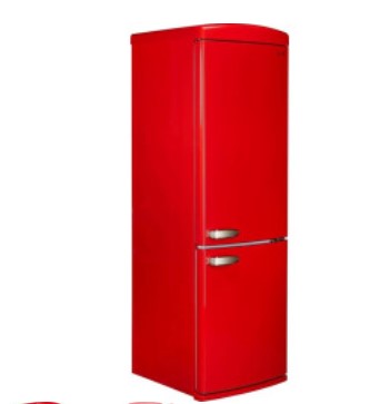 Sharp Vintage 331 Lt No Frost Buzdolabı Kırmızı