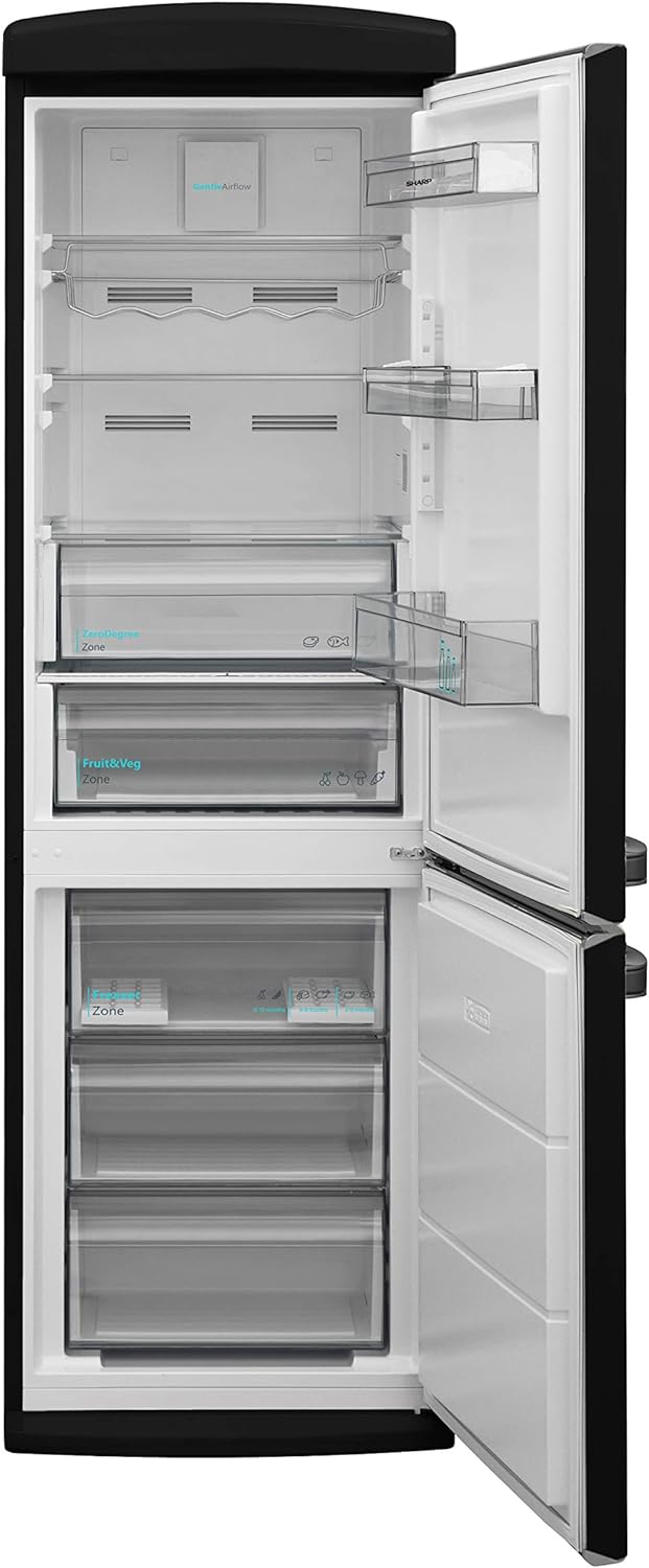 Sharp Vintage 331 Lt No Frost Buzdolabı Siyah - NESDERSAN – nesdersan