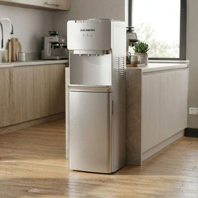 Hausberg Alttan Damacanalı LED Göstergeli Su Sebili Gri