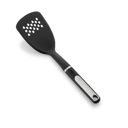 Schafer Helfer Delikli Spatula Siyah