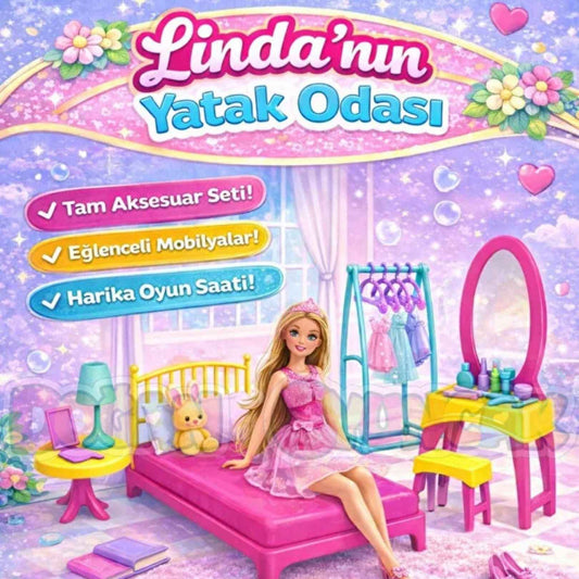Dede Oyuncak Linda'nın Yatak Odası Seti