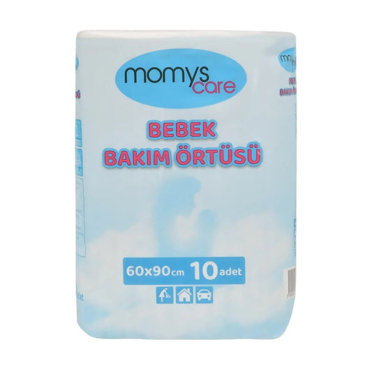 Momys Care 10lu Bebek Bakım Örtüsü 60x90 cm Alt Açma Bezi