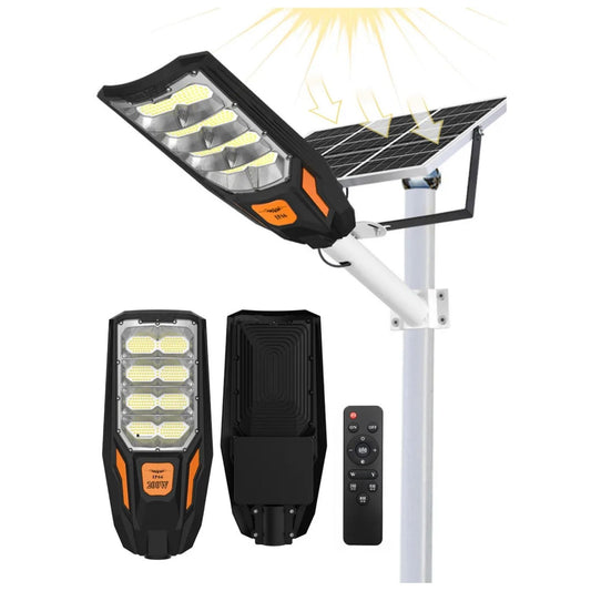 Solar Güneş Enerjili 2000 W Kumandalı Sokak Lambası 22.000mAh Batarya
