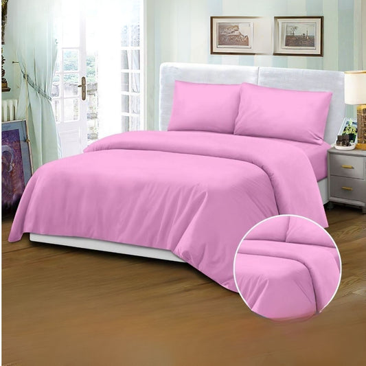 Mikro Saten 165x200 Cm Nevresim Takımı Pembe