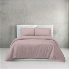 Mikro Saten 165x200 Cm Nevresim Takımı Pudra Pembe