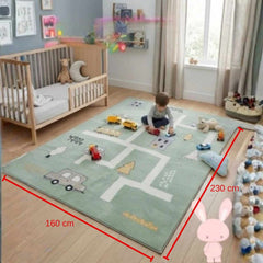 Dinarsu Perla Kids Taşıtlar 160x230 Cm Çocuk Odası Halısı