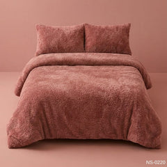 Orkide Welsoft Çift Kişilik Nevresim Takımı Gül Kurusu