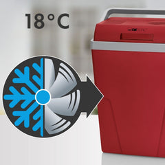 Clatronic 12V 22 Lt Cool Box Mobil Buzluk Kırmızı