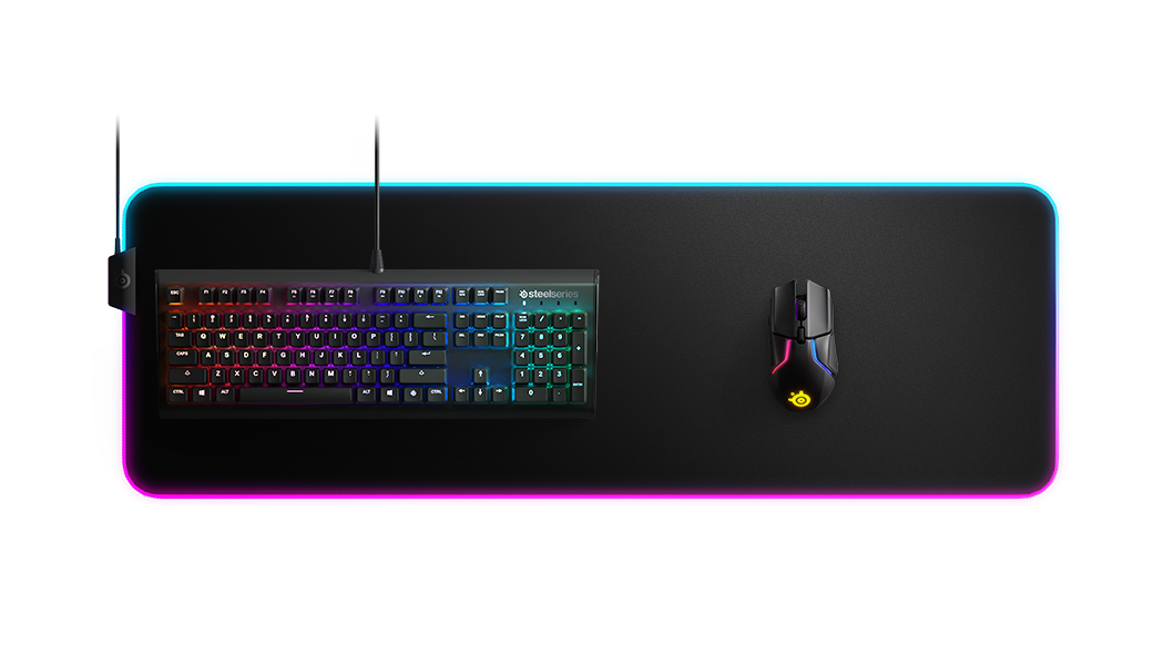 Steelseries QCK Prism Aydınlatmalı Mikro Dokuma Kumaş Mousepad XL
