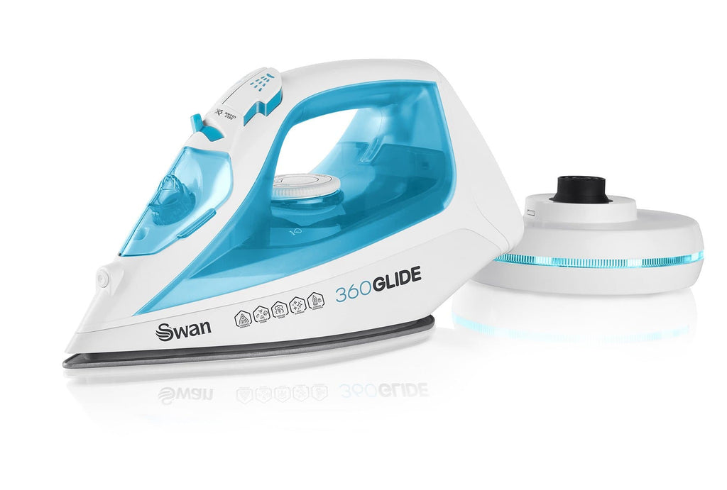 Swan 360 Glide Kablosuz Ütü Beyaz Mavi