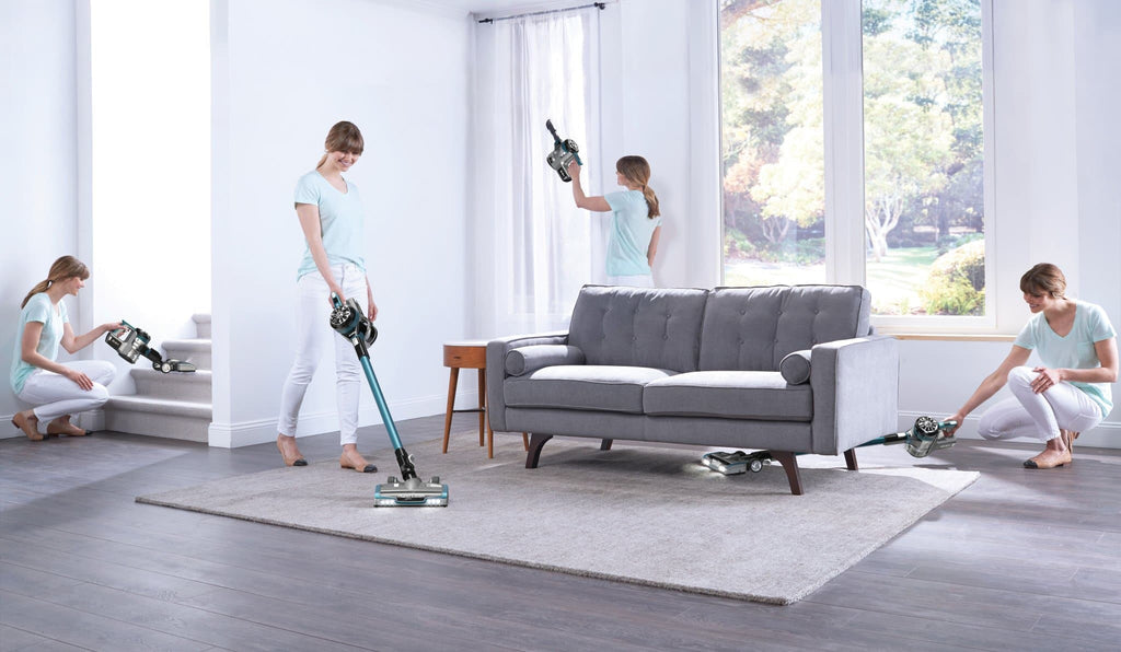 Swan Hyper Clean Cordles 3'ü 1 Arada Kablosuz Dikey El Süpürge Mavi