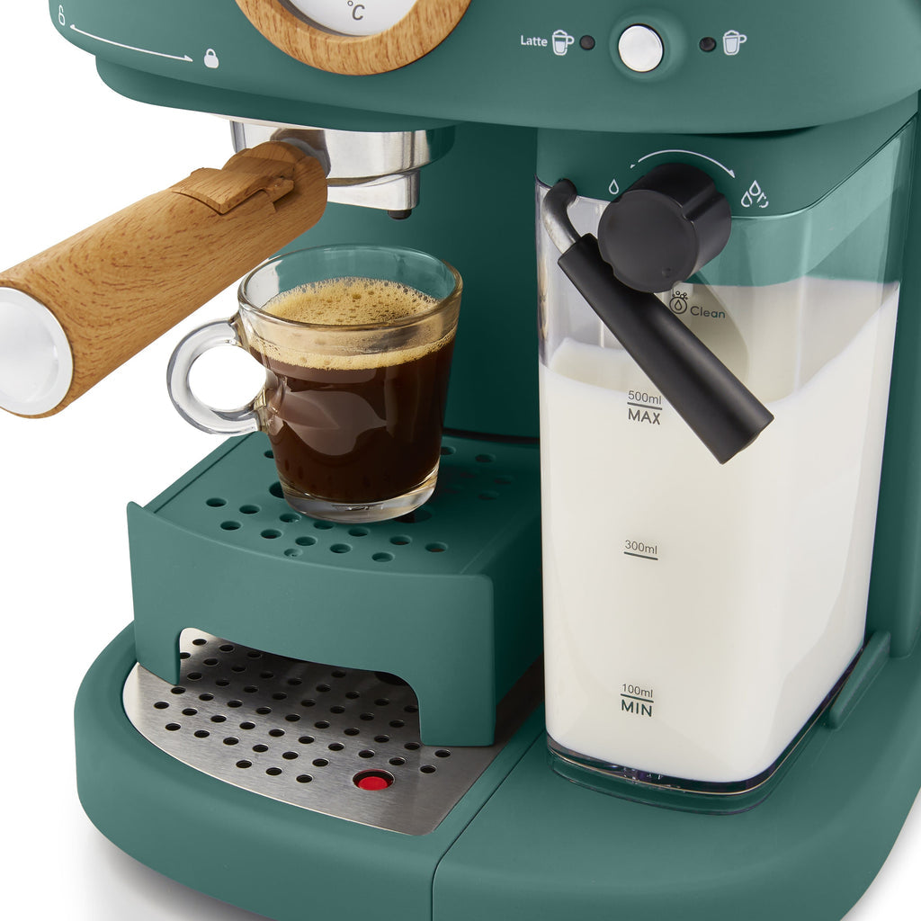 Swan Nordic Tek Dokunuşlu Espresso Kahve Makinesi Çam Yeşili