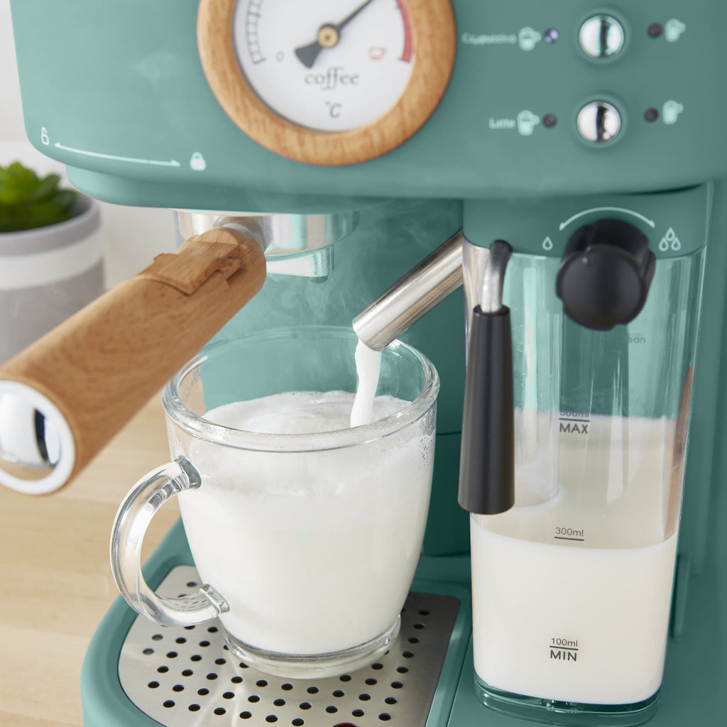 Swan Nordic Tek Dokunuşlu Espresso Kahve Makinesi Çam Yeşili