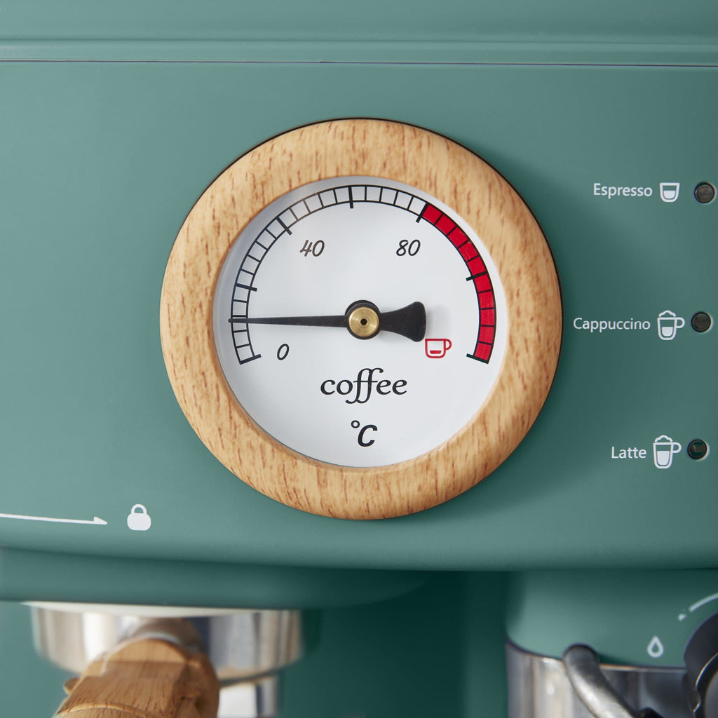 Swan Nordic Tek Dokunuşlu Espresso Kahve Makinesi Çam Yeşili