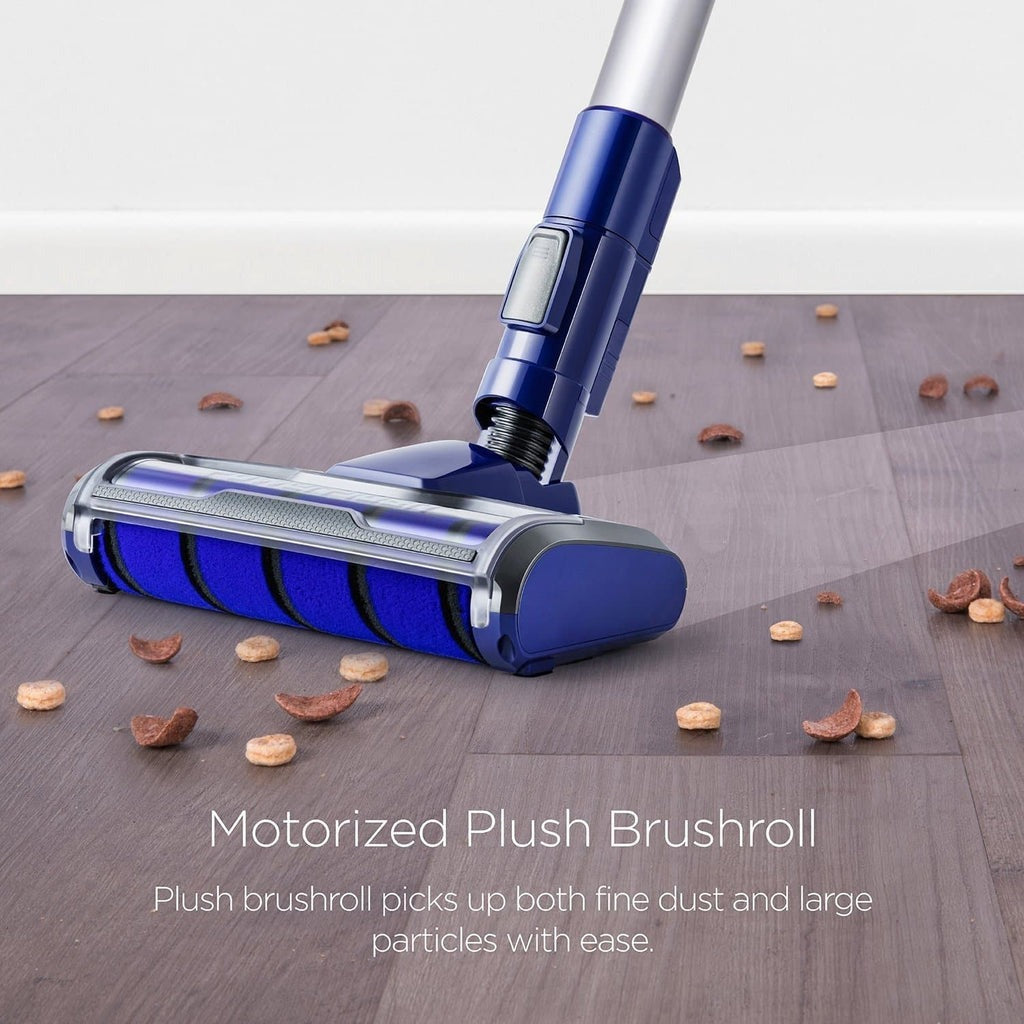 Swan Powerplush Turbo Kablosuz 3'ü 1 arada Dikey Elektrik Süpürge Lacivert