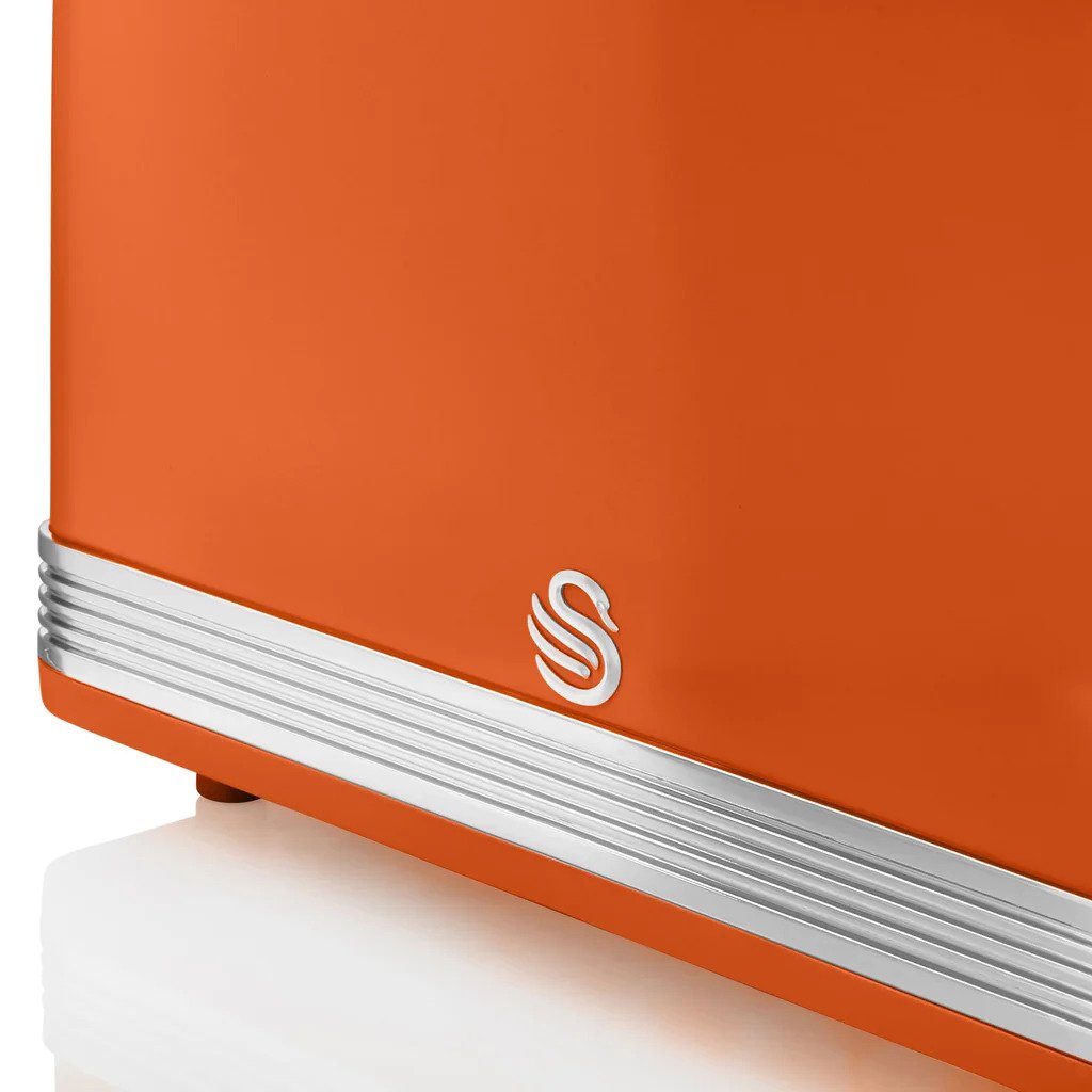 Swan Retro 2 Dilimli Ekmek Kızartma Makinesi Turuncu