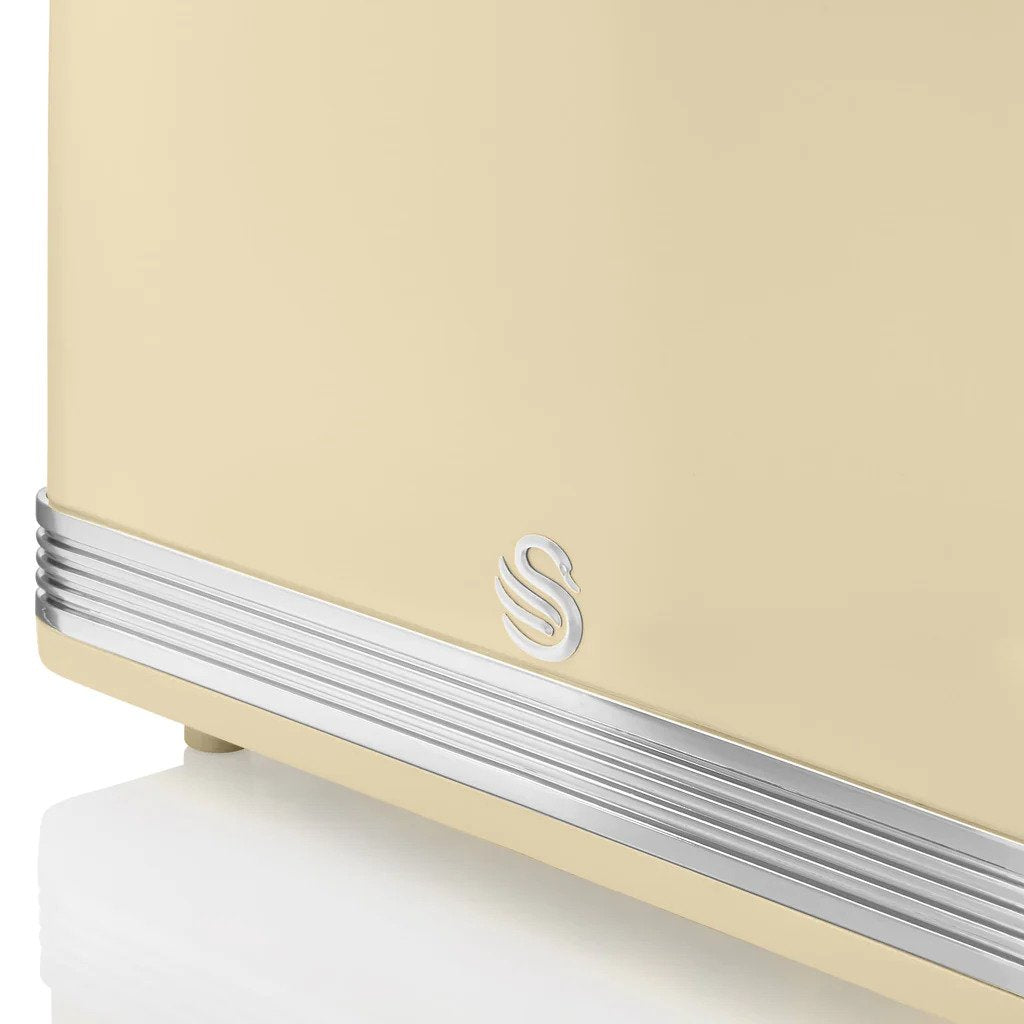 Swan Retro 2 Dilimli Ekmek Kızartma Makinesi Sarı