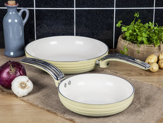 Swan Retro 2 Parça Tava Seti Krem