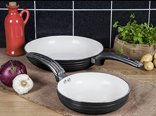 Swan Retro 2 Parça Tava Seti Siyah