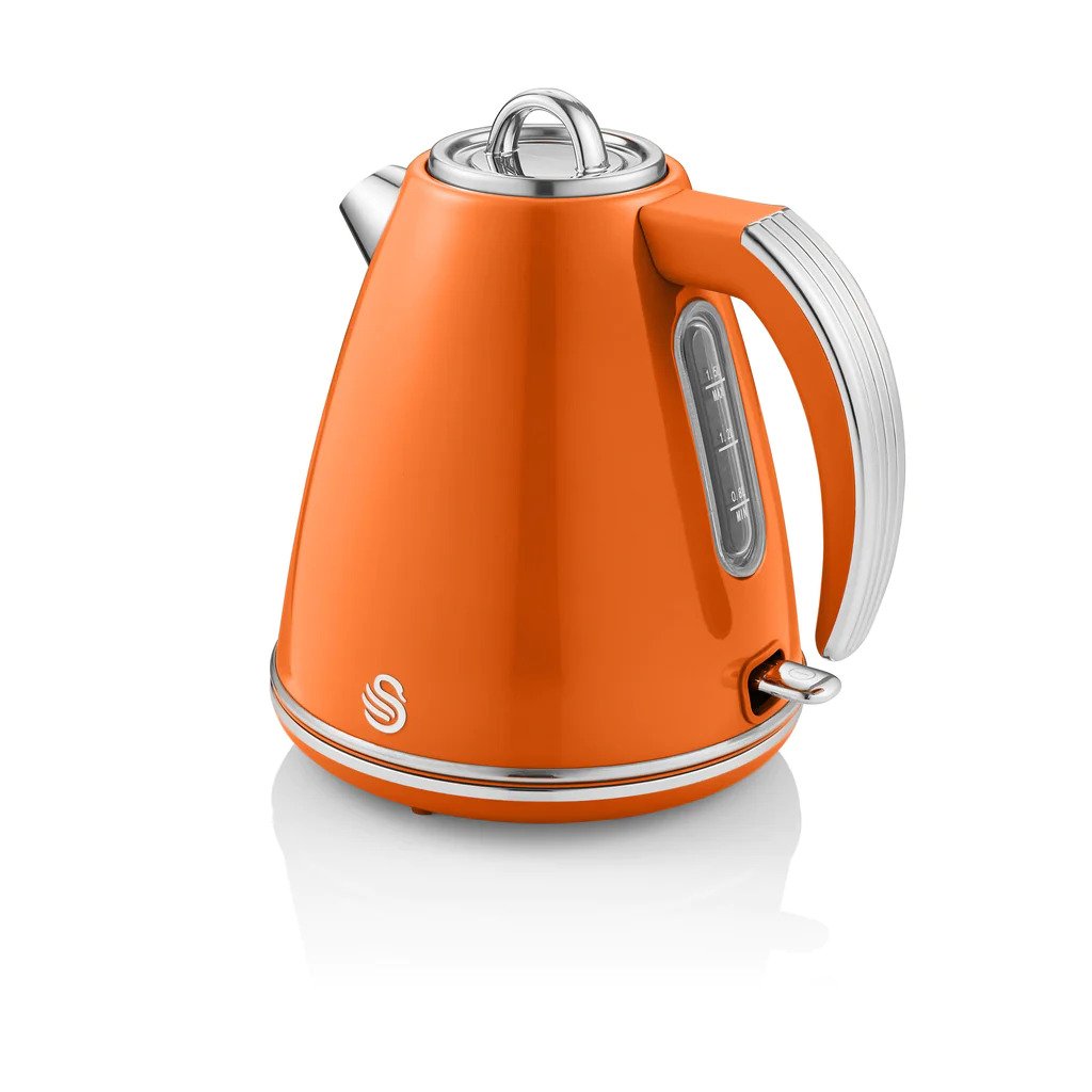 Swan Retro Jug Elektrikli Su Isıtıcısı Kettle 1.5 Litre 3000 w Turuncu