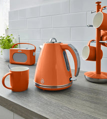 Swan Retro Jug Elektrikli Su Isıtıcısı Kettle 1.5 Litre 3000 w Turuncu