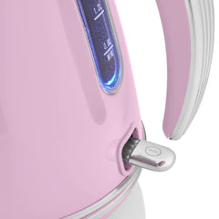 Swan Retro Jug Elektrikli Su Isıtıcısı Kettle 1.5 Litre 3000 w Pembe