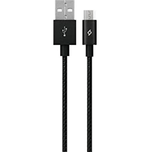 TTEC AlumiCable 120cm Mikro USB Hızlı Şarj ve Veri Kablosu Siyah