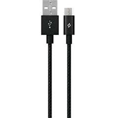 TTEC AlumiCable 120cm Mikro USB Hızlı Şarj ve Veri Kablosu Siyah