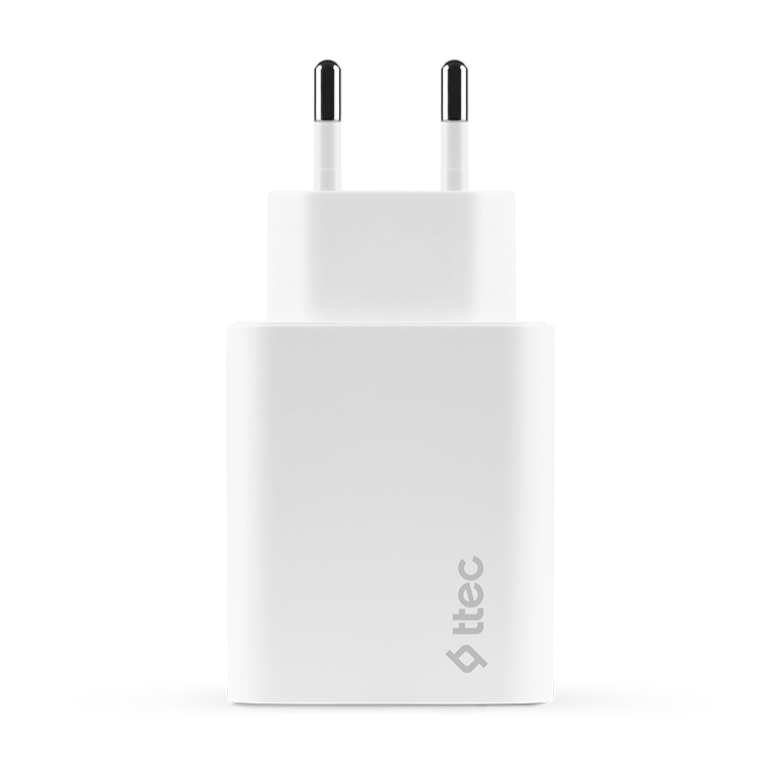 Ttec SmartCharger Duo PD Seyahat Ultra Hızlı Şarj Aleti Beyaz