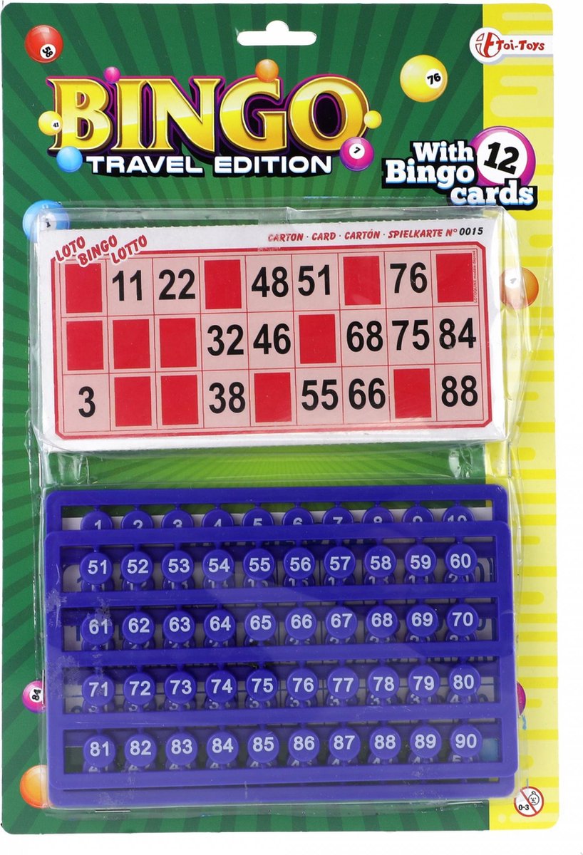 Toi Toys 12 Kartlı Bingo Oyunu