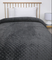 Mink Tomurcuk Battaniye 200x220 cm Antrasit