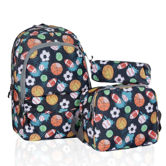 Top Dünyası Beslenmeli Kalemlikli 3 Parça İlkokul Sırt Çantası 40 cm