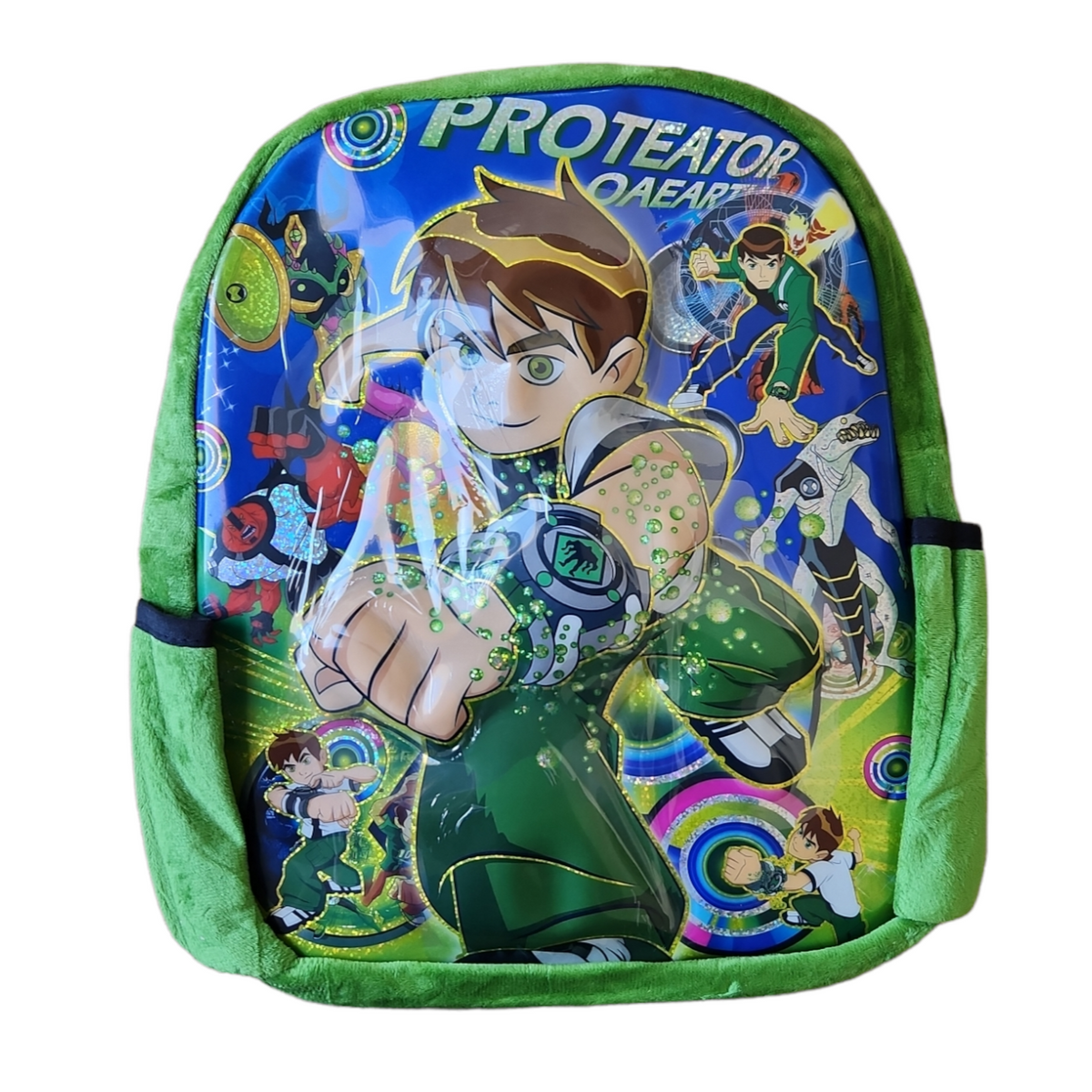 Tsubasa Kabartmalı 32x 28 cm Okul Sırt Çantası Mavi