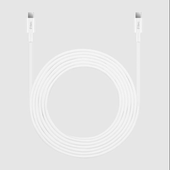 Ttec Type-C 300 cm Hızlı Şarj Kablosu Beyaz