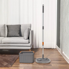 360 Derece Dönen Temiz Kirli Suyu Ayırma Özellikli Paspas Mop Seti