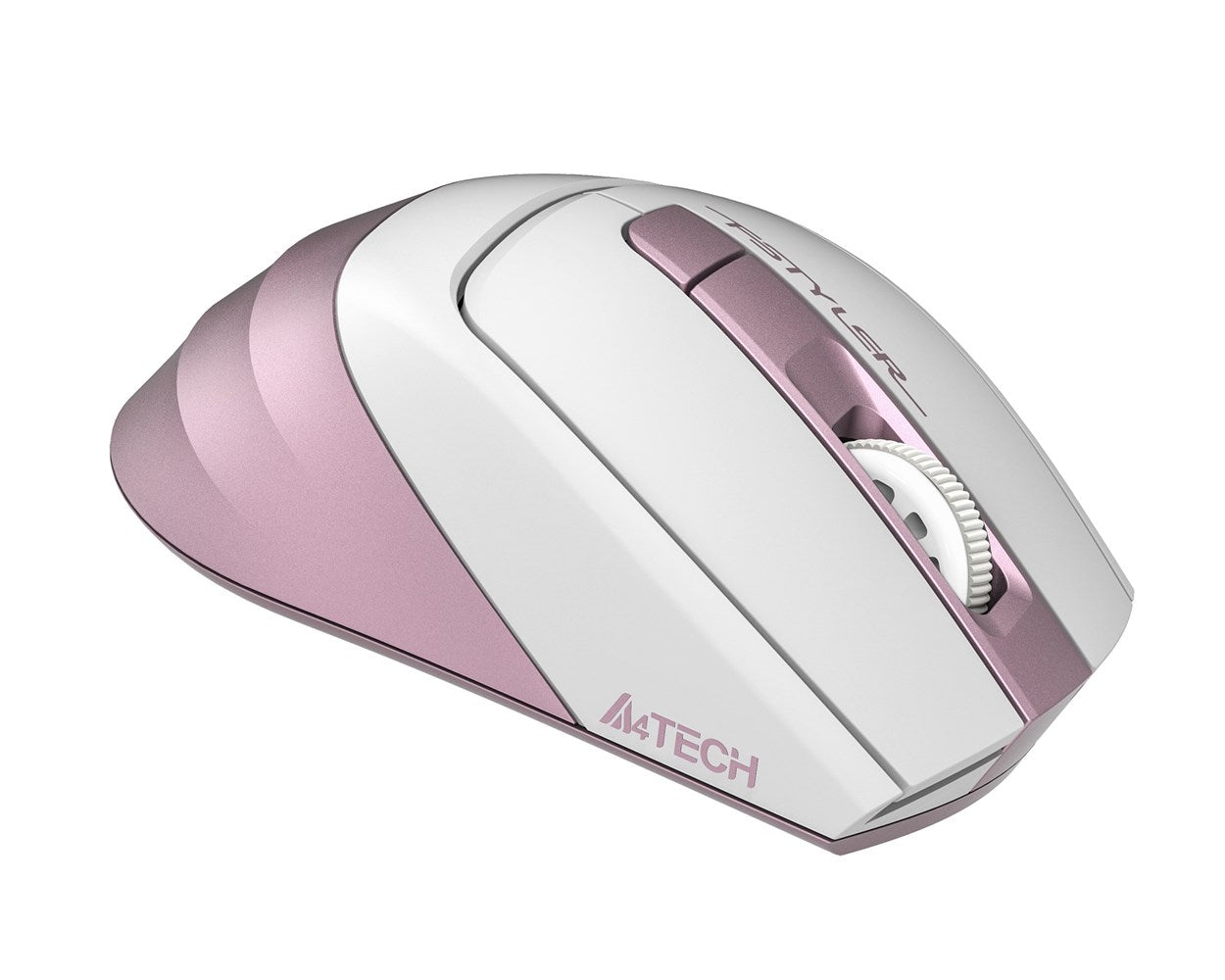 A4Tech 2000 Dpi 4 Tuşlu Kablosuz Kablosuz Mouse Beyaz Pembe