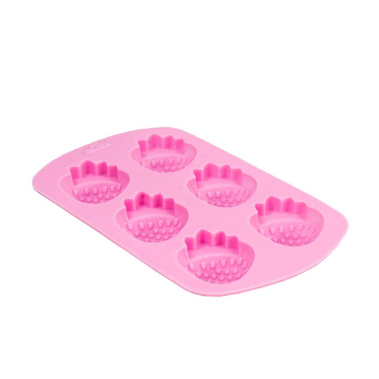 Silikon Çilek Buz Kalıbı Pembe