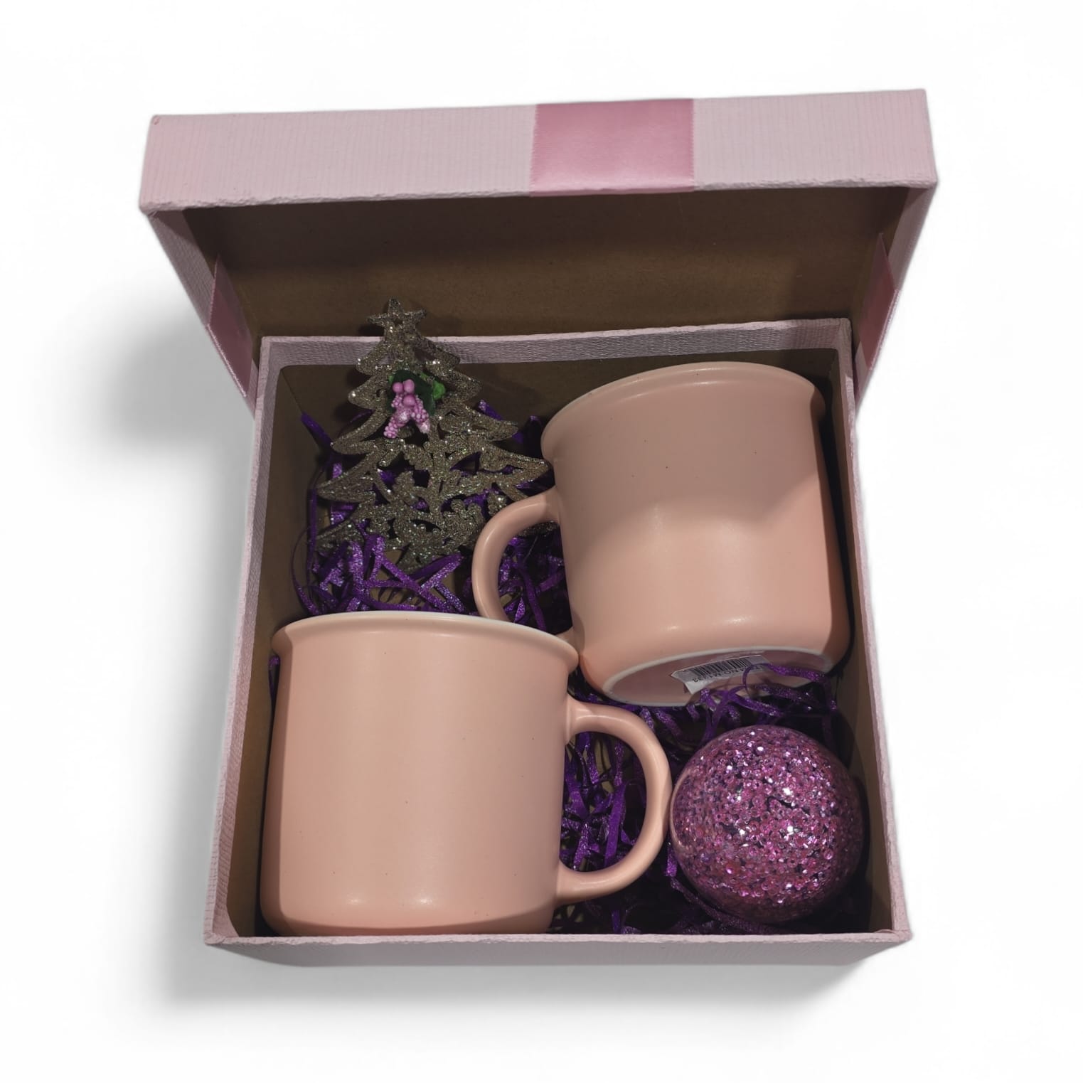 İkili 350 ML Mug Kupa Bardak Pembe