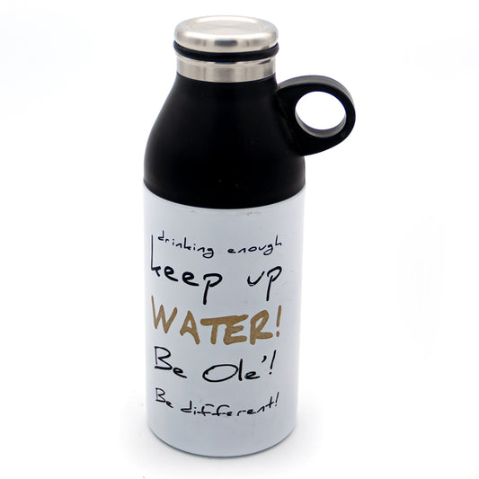 Ximiso 350 ML Paslanmaz Bardaklı Çelik Termos Beyaz Siyah