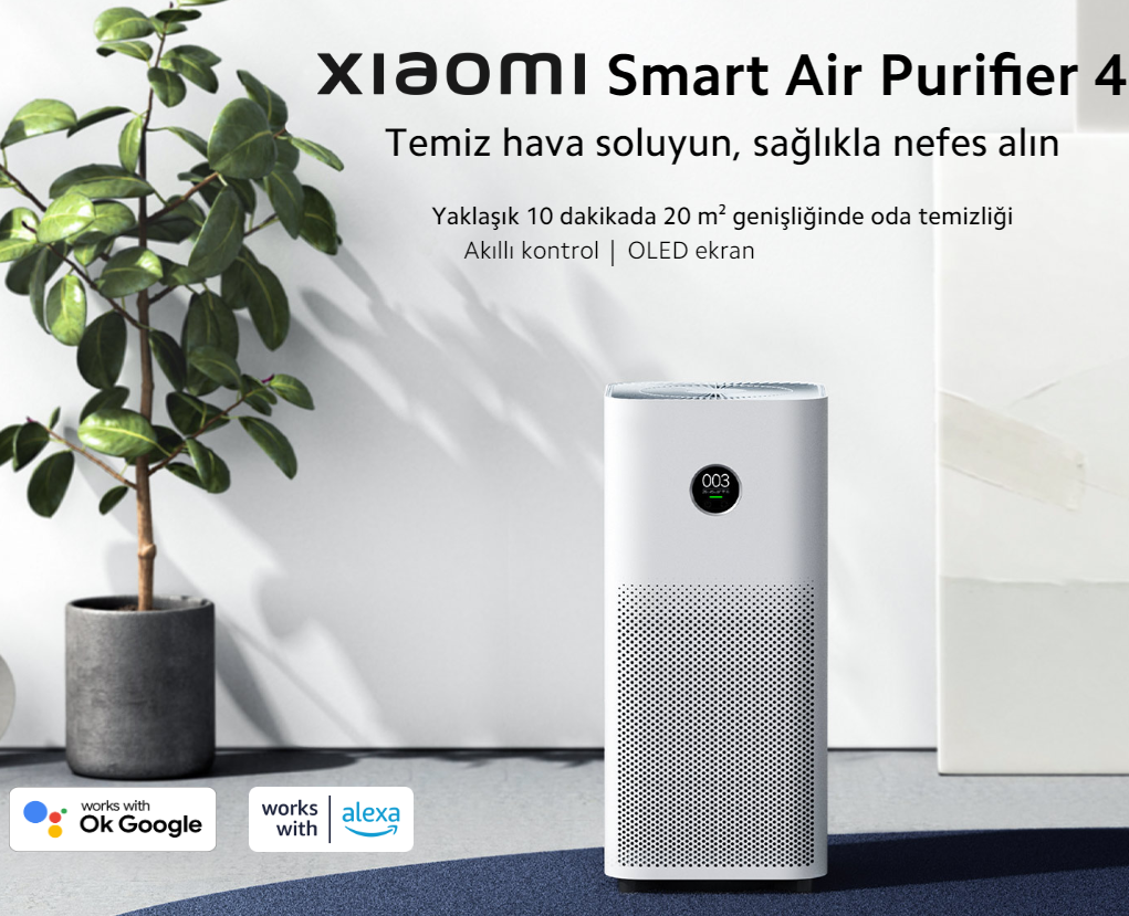 Xiaomi Smart Air Purifier 4 Hava Temizleyici