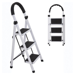 3 Basamaklı Alüminyum Katlanır Ev Tipi Merdiven