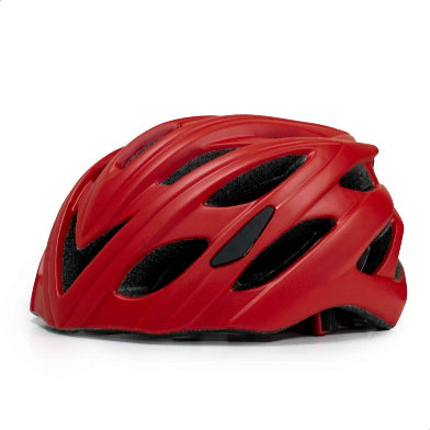 Bisiklet Kaykay İçin Işıklı Kask Kırmızı L 57-62 Cm