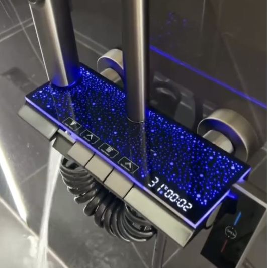 LED Ekranlı ve Dokunmatik Lüks Dijital Piyano Duş Paneli