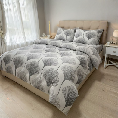 Lux Pazen Yelpaze Desenli Çift Kişilik Nevresim Takımı